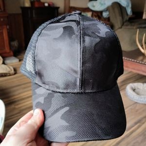 New Black Camo Mesh Trucker Hat